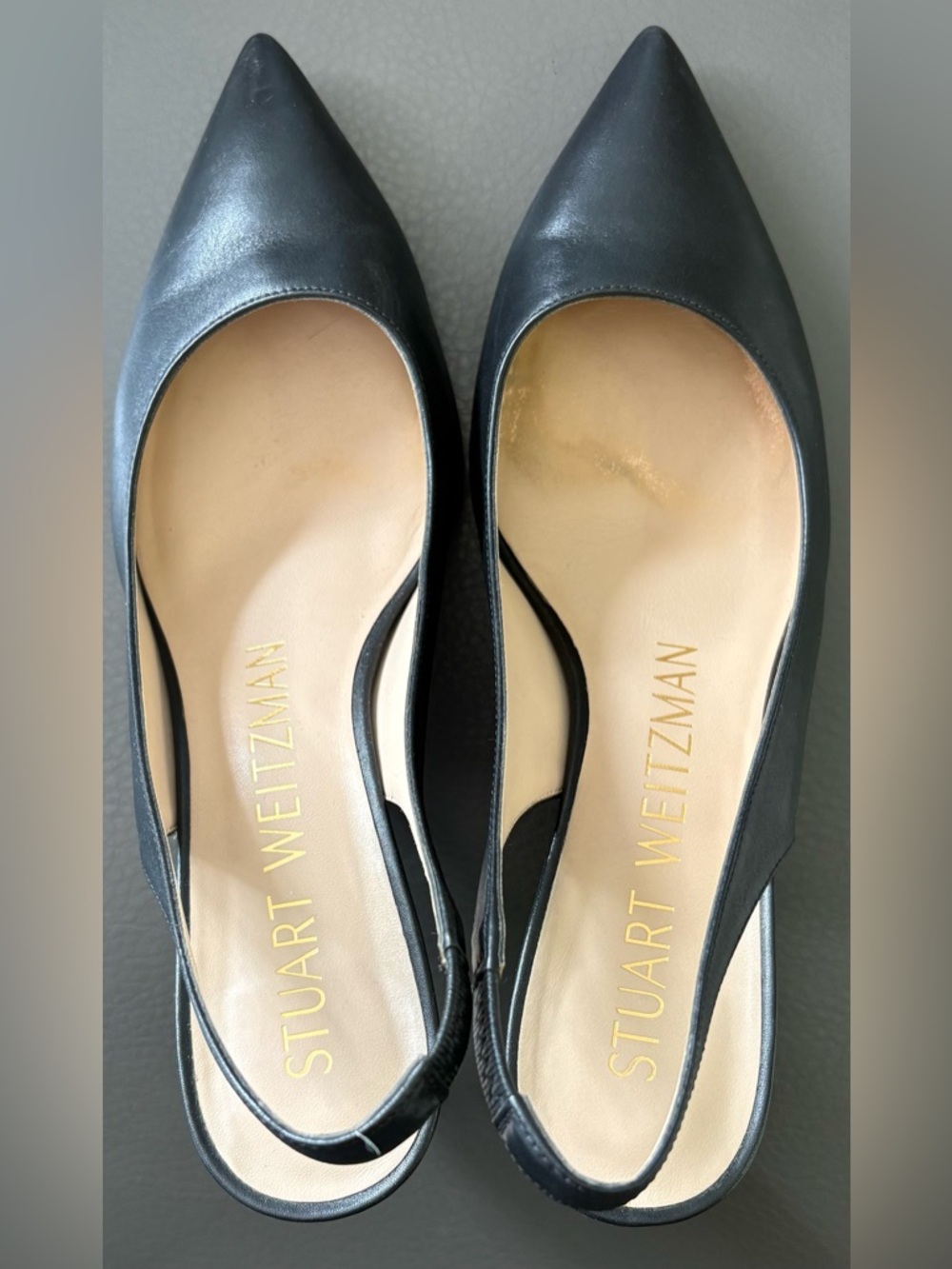 Stuart Weitzman Linsi Slingback Pump Black